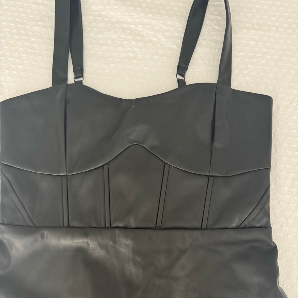 Guess Black Strapless Dress